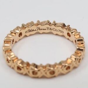 Tiffany & Co. Paloma Picasso Graffiti Diamond Band in 18K Rose Gold 0.06 CTW
